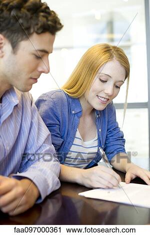 Woman signing contract View Large Photo Image Stock Image - Woman signing contract. Fotosearch