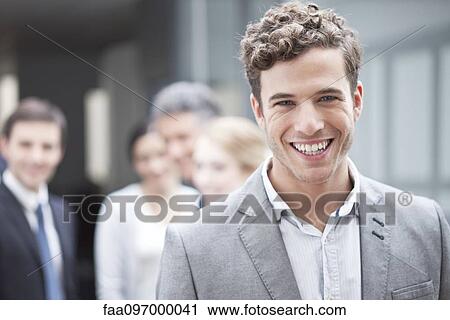 Young businessman, portrait View Large Photo Image Stock Image - Young businessman, portrait. Fotosearch