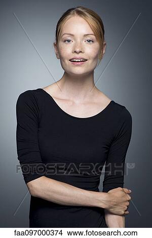 Picture - Young woman, portrait. Fotosearch