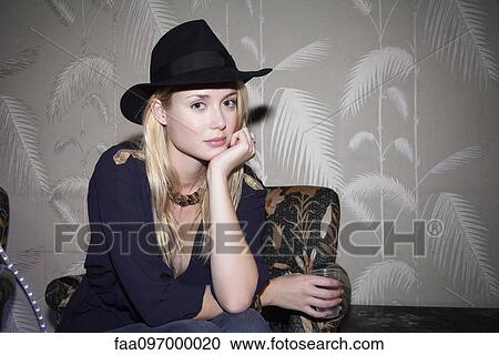 Young woman, portrait View Large Photo Image Stock Image - Young woman, portrait. Fotosearch