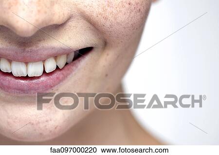 Young woman's lips, close-up View Large Photo Image Stock Image - Young woman's lips, close-up. Fotosearch
