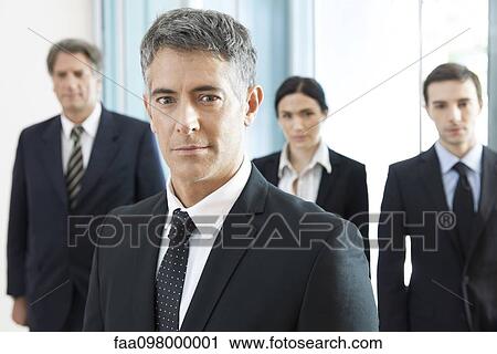 Stock Image - Business executive, portrait. Fotosearch