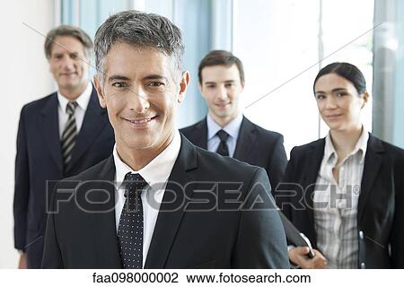 Stock Image - Business executive, portrait. Fotosearch
