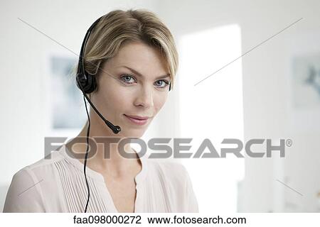 Office worker, portrait View Large Photo Image Stock Image - Office worker, portrait. Fotosearch