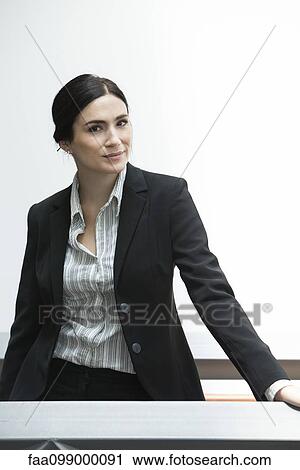 Stock Image - Businesswoman, portrait. Fotosearch