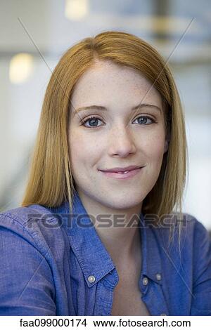 Young woman, portrait View Large Photo Image Picture - Young woman, portrait. Fotosearch
