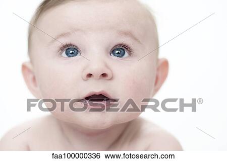 Baby, portrait View Large Photo Image Stock Photograph - Baby, portrait. Fotosearch