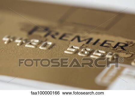 Stock Photograph - Close-up of credit card. Fotosearch