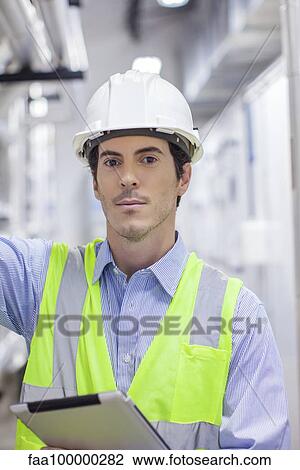 Industrial plant engineer, portrait View Large Photo Image Stock Image - Industrial plant engineer, portrait. Fotosearch
