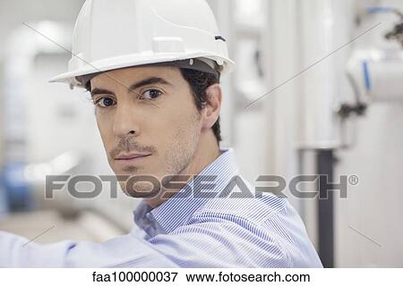 Industrial plant technician, portrait View Large Photo Image Stock Photo - Industrial plant technician, portrait. Fotosearch