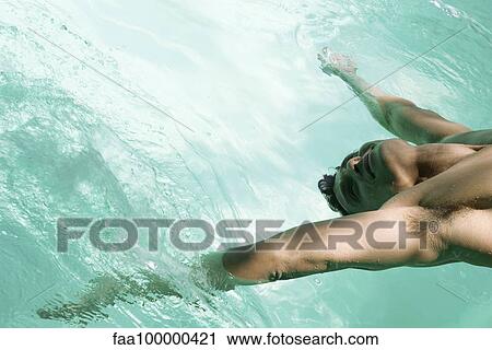 Man leaning backward over swimming pool, arms in water View Large Photo Image Stock Image - Man leaning backward over swimming pool, arms in water. Fotosearch