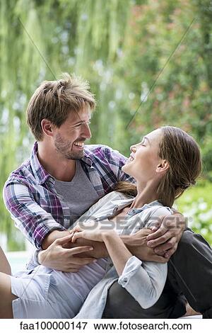 Stock Photo - Young couple in love. Fotosearch