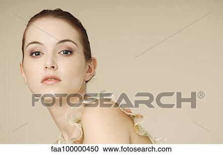 Young woman, portrait View Large Photo Image Stock Image - Young woman, portrait. Fotosearch