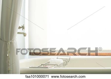 Bathtub with caddy View Large Photo Image Stock Image - Bathtub with caddy. Fotosearch