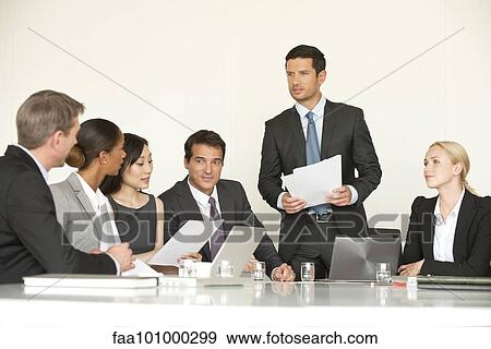 Business meeting View Large Photo Image Stock Photo - Business meeting. Fotosearch