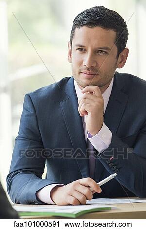 Businessman consulting client View Large Photo Image Stock Image - Businessman consulting client. Fotosearch