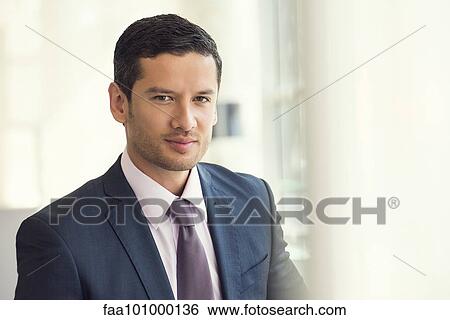 Stock Photograph - "Businessman, portrait". Fotosearch