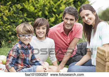 "Family on vacation together, portrait" View Large Photo Image Stock Photo - "Family on vacation together, portrait". Fotosearch