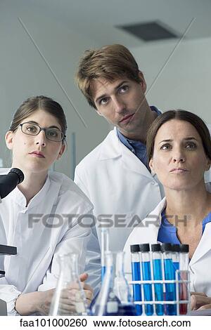 Scientists working in laboratory View Large Photo Image Stock Image - Scientists working in laboratory. Fotosearch