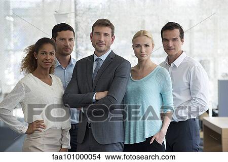 Picture - "Team of professionals, portrait". Fotosearch