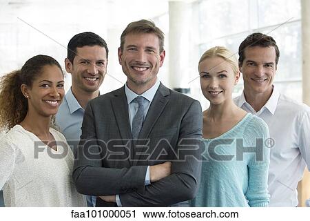 "Team of professionals, portrait" View Large Photo Image Stock Image - "Team of professionals, portrait". Fotosearch
