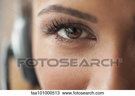 Stock Image - "Woman's eye, close-up". Fotosearch