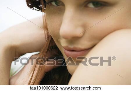 "Young woman, portrait" View Large Photo Image Stock Image - "Young woman, portrait". Fotosearch