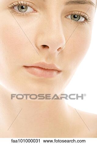 "Young woman's face, portrait" View Large Photo Image Stock Image - "Young woman's face, portrait". Fotosearch
