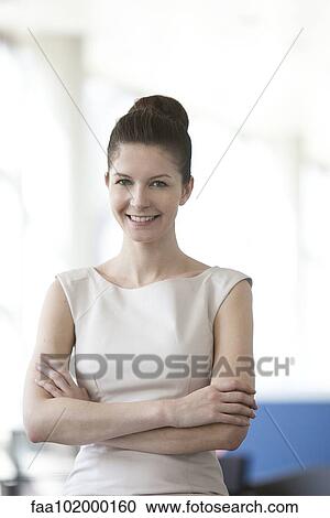 Stock Image - "Businesswoman, portrait". Fotosearch