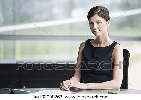 Stock Image - "Businesswoman, portrait". Fotosearch