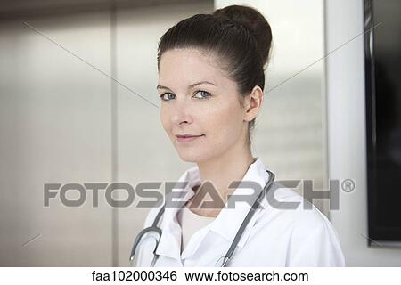 Stock Photograph - "Doctor, portrait". Fotosearch