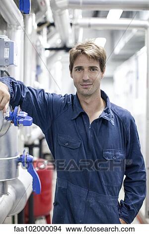 "Engineer, portrait" View Large Photo Image Picture - "Engineer, portrait". Fotosearch