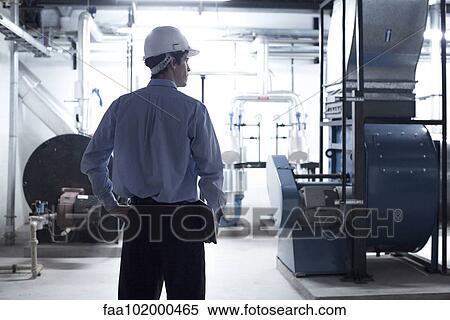 Stock Photography - Industrial plant supervisor. Fotosearch