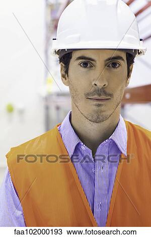 "Industrial plant technician, portrait" View Large Photo Image Stock Image - "Industrial plant technician, portrait". Fotosearch