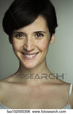 "Mid-adult woman, portrait" View Large Photo Image Stock Photograph - "Mid-adult woman, portrait". Fotosearch