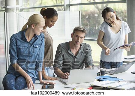 Team brainstorming session View Large Photo Image Stock Photo - Team brainstorming session. Fotosearch