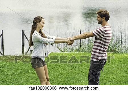 Stock Photograph - Young couple in love. Fotosearch