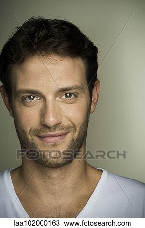Stock Image - "Young man, portrait". Fotosearch