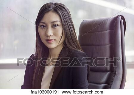 Stock Image - "Business executive, portrait". Fotosearch