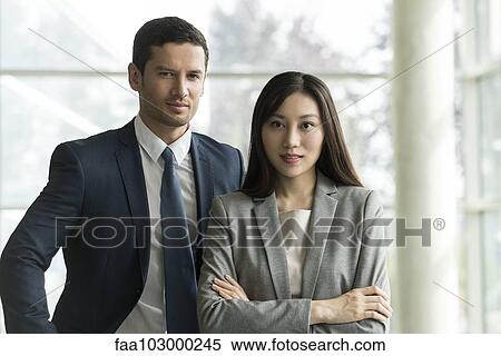 "Business partners, portrait" View Large Photo Image Stock Photography - "Business partners, portrait". Fotosearch