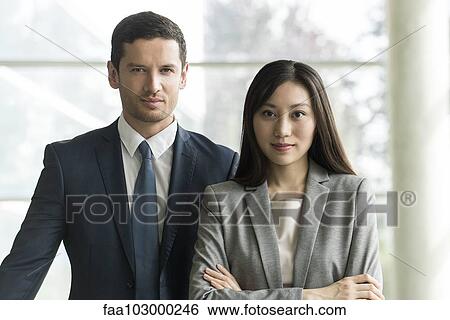 Stock Photograph - "Business professionals, portrait". Fotosearch