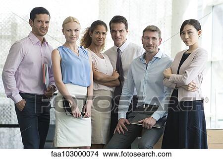 "Business team, portrait" View Large Photo Image Picture - "Business team, portrait". Fotosearch