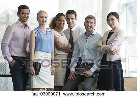 "Business team, portrait" View Large Photo Image Stock Image - "Business team, portrait". Fotosearch