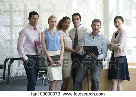 "Business team, portrait" View Large Photo Image Stock Image - "Business team, portrait". Fotosearch