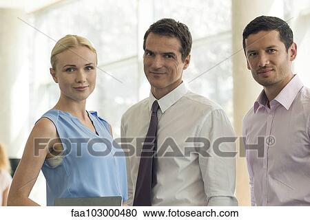"Business team, portrait" View Large Photo Image Stock Image - "Business team, portrait". Fotosearch