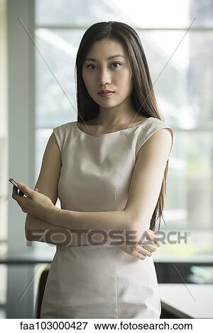 Stock Photo - "Businesswoman, portrait". Fotosearch