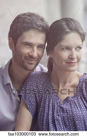"Couple relaxing together, portrait" View Large Photo Image Stock Image - "Couple relaxing together, portrait". Fotosearch