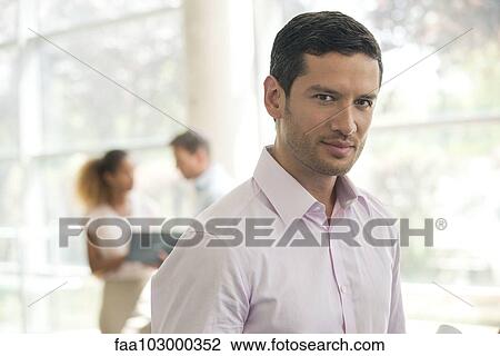 "Office worker, portrait" View Large Photo Image Stock Image - "Office worker, portrait". Fotosearch