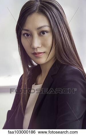 Stock Photograph - "Woman, portrait". Fotosearch