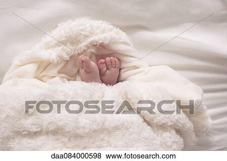 Stock Photo - Baby's foot. Fotosearch